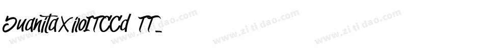 JuanitaXiloITCCd TT字体转换